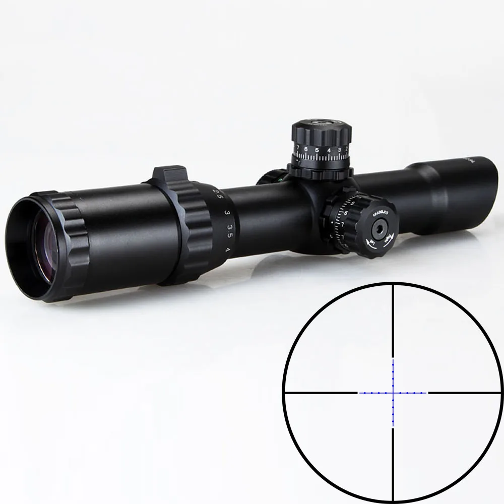 Marcool 1-4X28 RGB Mil-dot воздушные мягкие орудия тактический прицел Refle оптический прицел с Крепление прицела винтовки для охотничьего оборудования