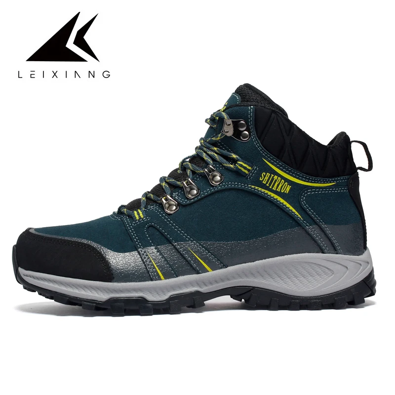 LEIXIANG Men Women Warm Hiking Shoes Antiskid Desert Jungle Trekking