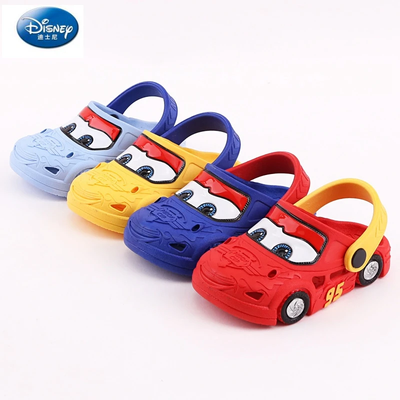 

Disney children's hole shoes 2019 summer new boy anti-slip sandals and slippers boys car beach shoes