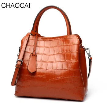 

Fashion Women Handbag Genuine Leather Shoulder Bag Alligator Pattern Clutch Female Crossbody bags