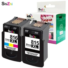 Cartucho de tinta shizhi compatível para pg 815xl cl 816xl para canon pixma ip2780 mp236 mp259 mp288 mx348 mx358 mx368 mx418 impressora