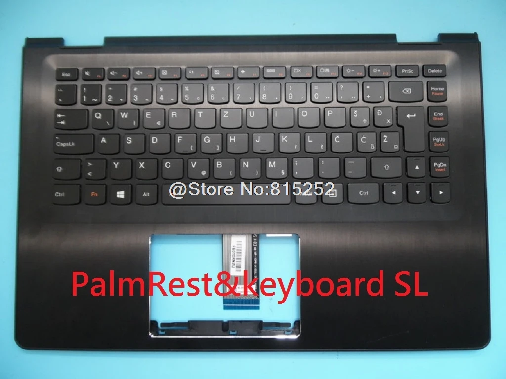Подлокотник для ноутбука и клавиатура для lenovo YOGA 500-14IBD Flex 3-1470 Flex 3-1435 Flex 3-1475 английский США Словенский SL SV 5CBOH91250 Новый