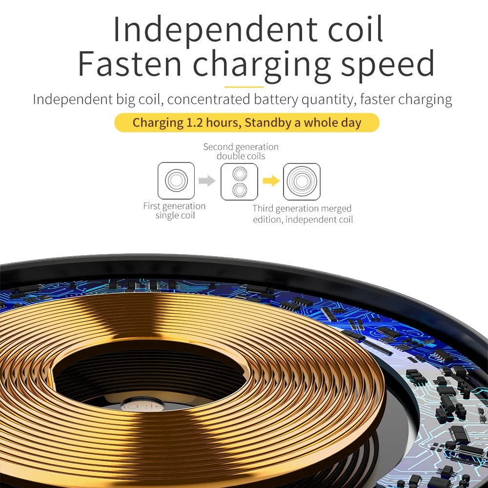Mcdodo Qi Wireless Charger for iPhone X 8 Plus Fast Wireless Charging for Samsung Galaxy S8 S7 Edge Note 8 Wireless Charger