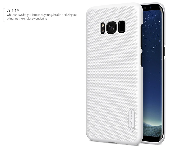 For Samsung Galaxy S8/S8 Plus Case NILLKIN Frosted PC Plastic Back Cover With Gift Screen Protector For Galaxy S8 S8 Plus 19