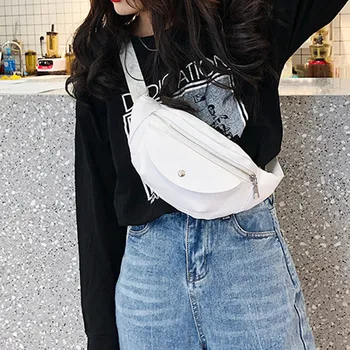 

Men Women Fanny Packs Fashion Waterproof Shoulder Crossbody bolsa cintura menina marsupio uomo sac banana banano de cintura 2019