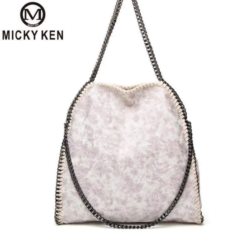 

2018 New Chain Handbag Portable Folding Women's Shoulder Bag Large-capacity Matte Mobile Handbag Shoulder Messenger Bag