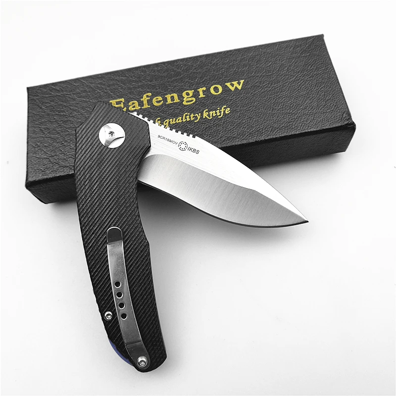 Eafengrow EF80 Pocket folding knife ball bearing system utility camping outdoor knife (9)