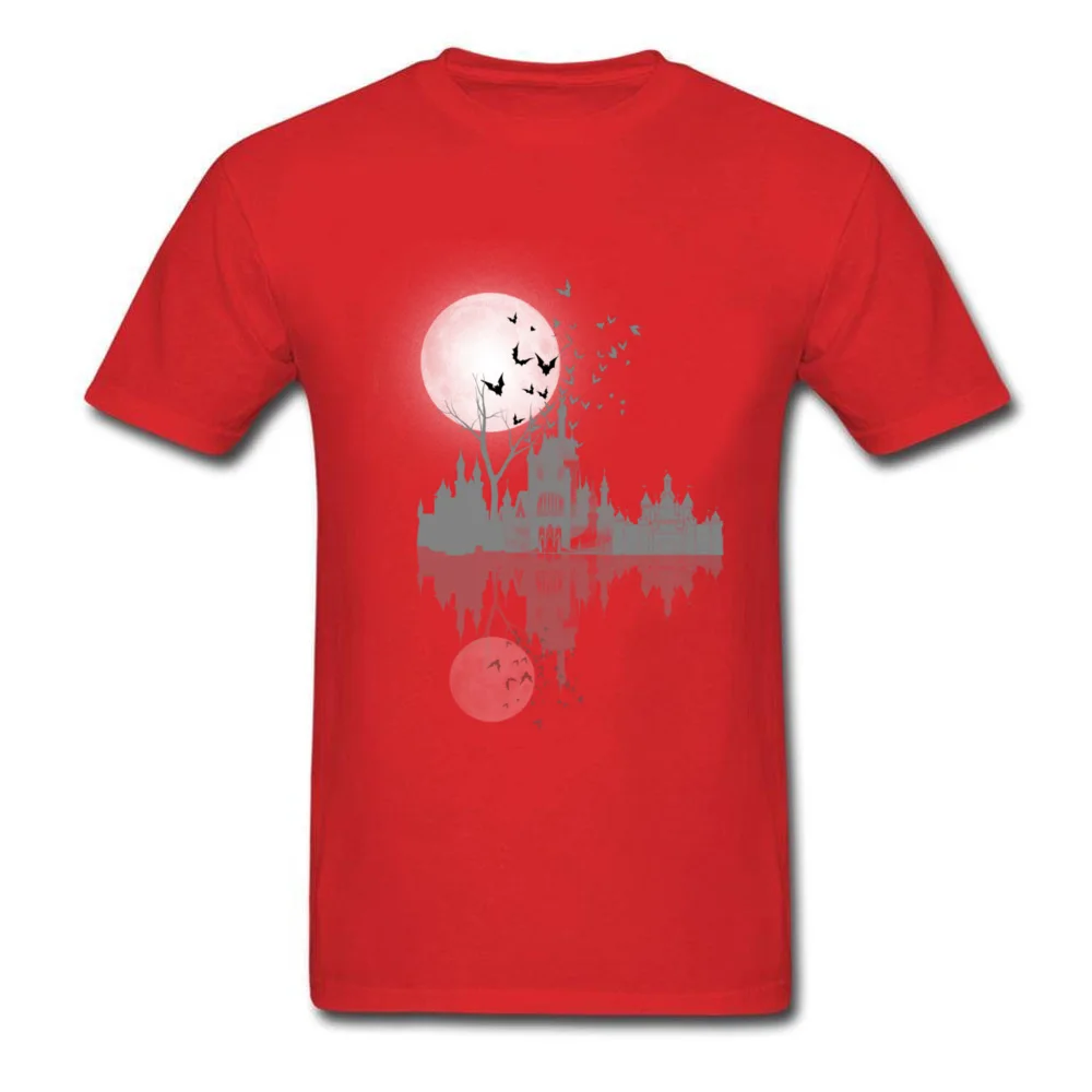 Castle under the moon_red