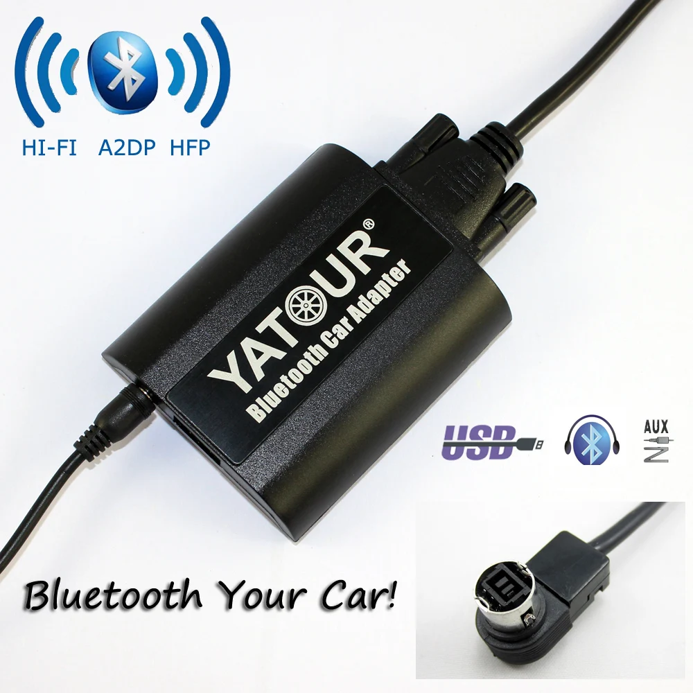 Yatour Bluetooth автомобильный адаптер для Alpine Ai-net головных устройств YT-БТА свободная