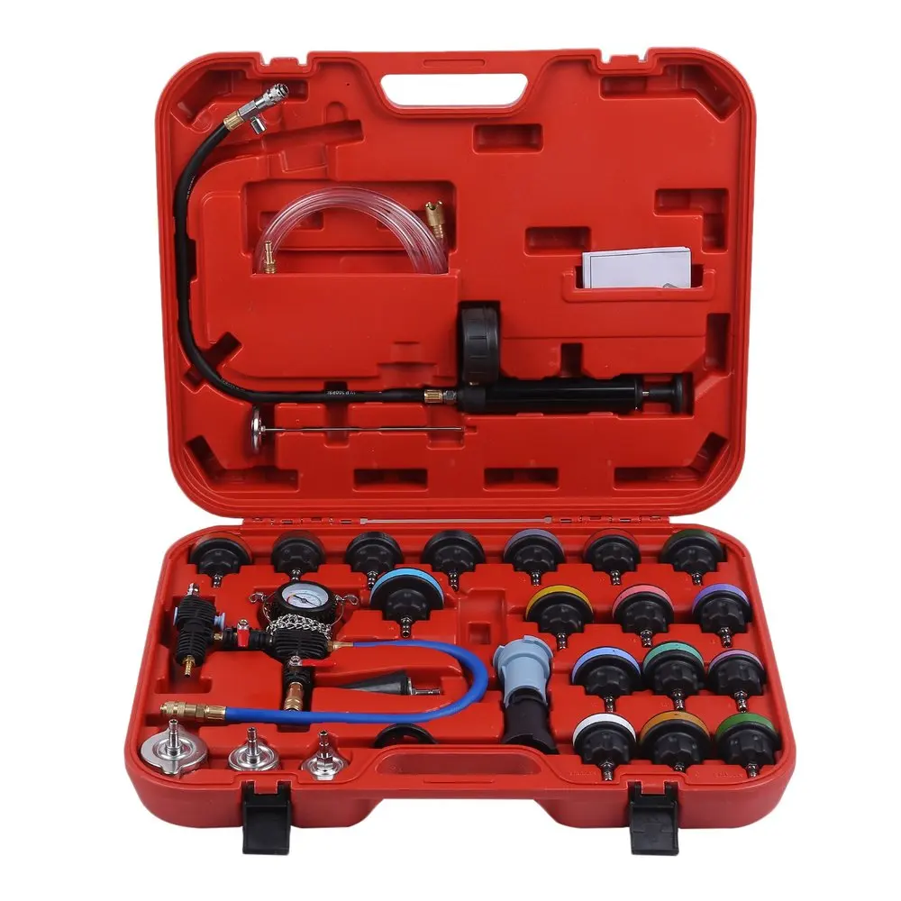 

Universal Automobile Radiator Pressure Tester Car Cooler Leak Tester Vacuum Leak Detector Car Cooling System Detecting Tool