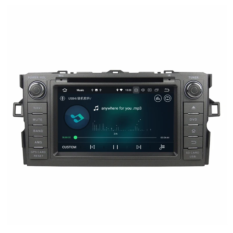 Perfect for toyota Auris Octa core PX5 Android 8.0 car dvd gps player with 4G RAM 32G ROM wifi 4g usb auto Multimedia 3