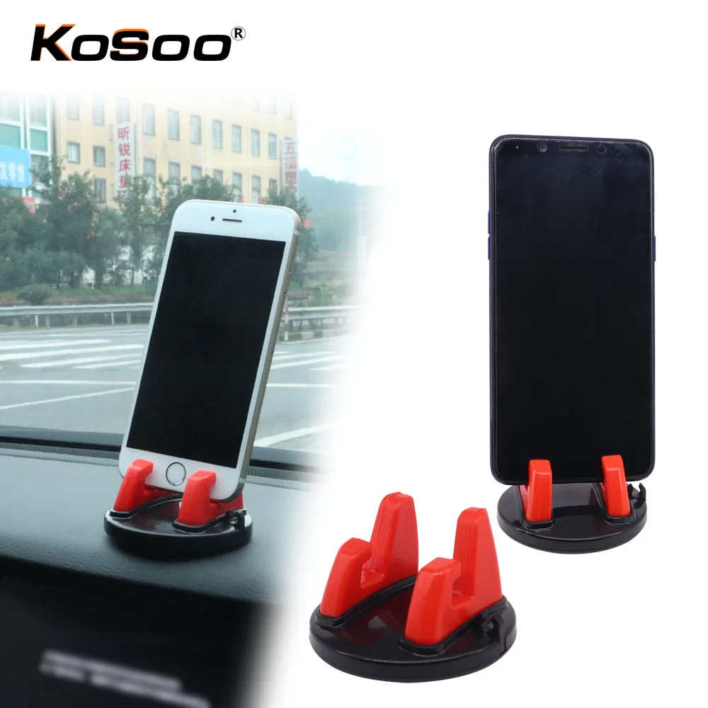 

KOSOO Sticking Mount Car Holder For Mazda Nissan Opel Peugeot Renault Skoda Toyota Phone in Car Cell Mobile Phone Holder Stand
