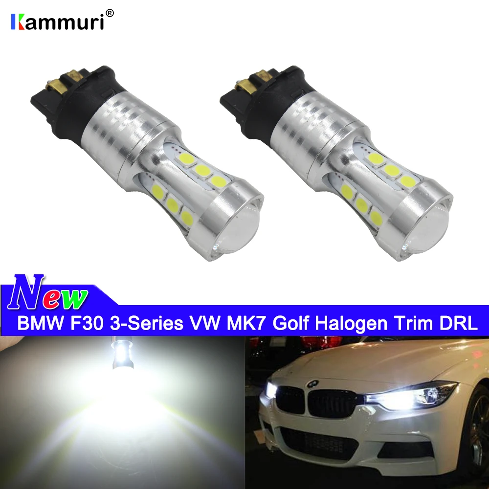 White CANbus PW24W LED Bulbs For BMW F30 3 Series 320i 325i 328i 330i