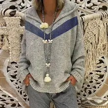 2019 NEW Fashion Women Long Sleeve Sweaters Spring & Autumn Hooded Casual Tops