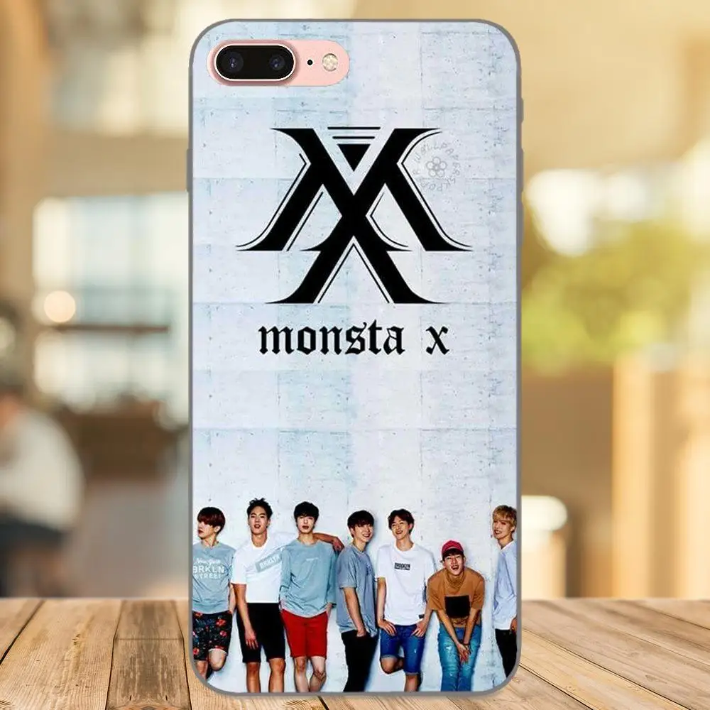 Уникальный мультяшный узор Monsta X Kpop для Samsung Galaxy I9082 Note 4 8 9 S3 S4 S5 S6 S7 S8 S9 S10 Edge Plus Lite