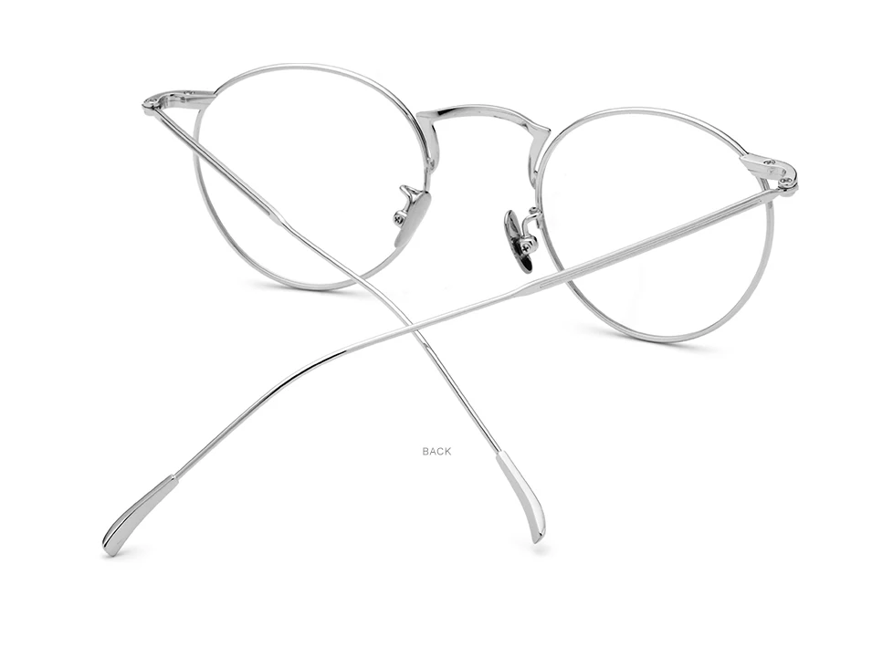 Pure B титановая оправа для очков, женские новые очки по рецепту, мужские винтажные круглые очки для близорукости, оптические оправы, очки 863