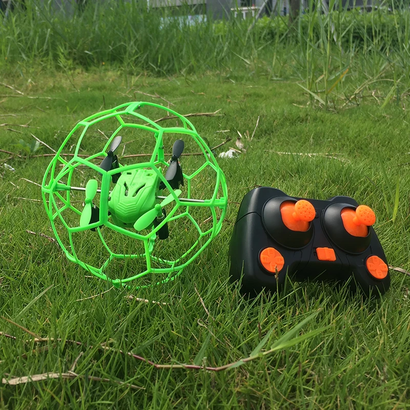 Quadrocopter Пульт Дистанционного Управления Мини Drone 1340 2.4 ГГц 4CH Fly Ball Copter RC Ball Мини Drone Flip Ball Безголовый Drone Игрушки