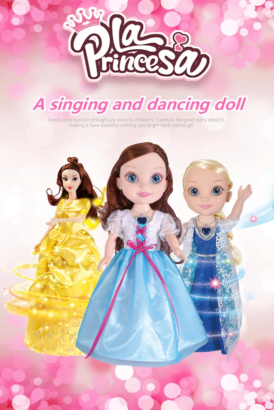 1 princess dolls lot