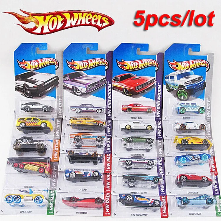 Lowest Price 5 pcs metal car model classic antique collectible toy cars for sale hotwheels collection hot wheels miniatures scale cars models