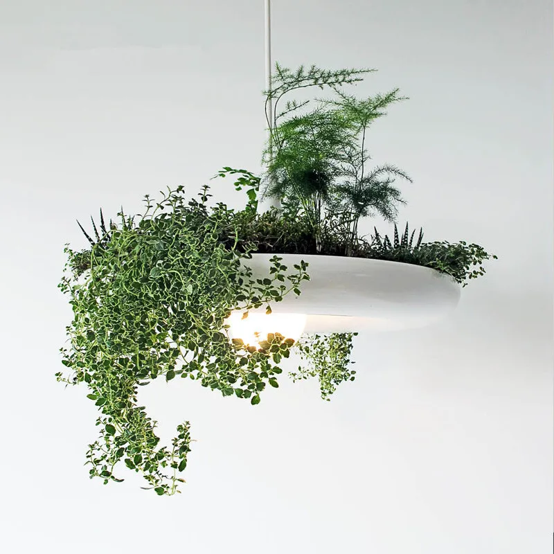 

Modern Pendant Lights White DIY Pendant Lamps Babylon Potted Plant Hanging Lamp luminaire Home Lighting Light Fixtures