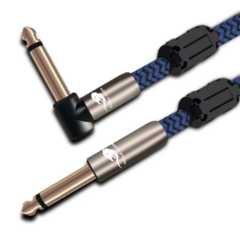  Hifi Guitar Cable L Angled MONO 6.35mm 1/4