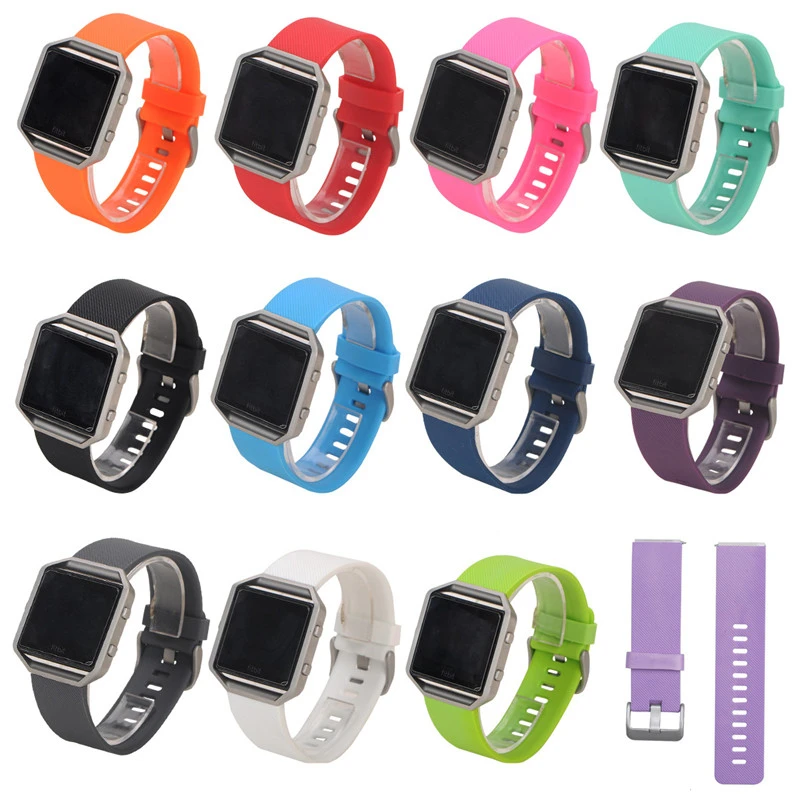 

Silicone Fashion Sports Wristband Replacement For Fitbit Blaze SmartWatch Venting Rubber Strap Watch Strap Accessories 1EH