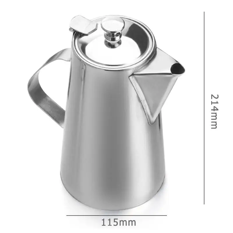 1.5L чайник из нержавеющей стали ручной чайник кувшин для воды высокой емкости чайник для холодной воды домашняя кухня для питья 44