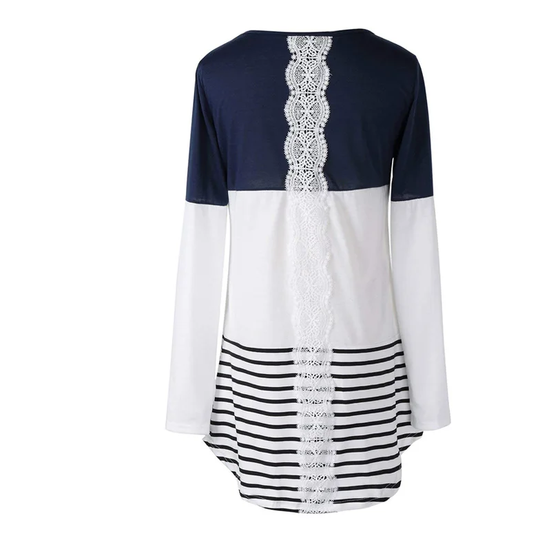 maternity winter long sleeve blouse AS1776 Navy blue 005