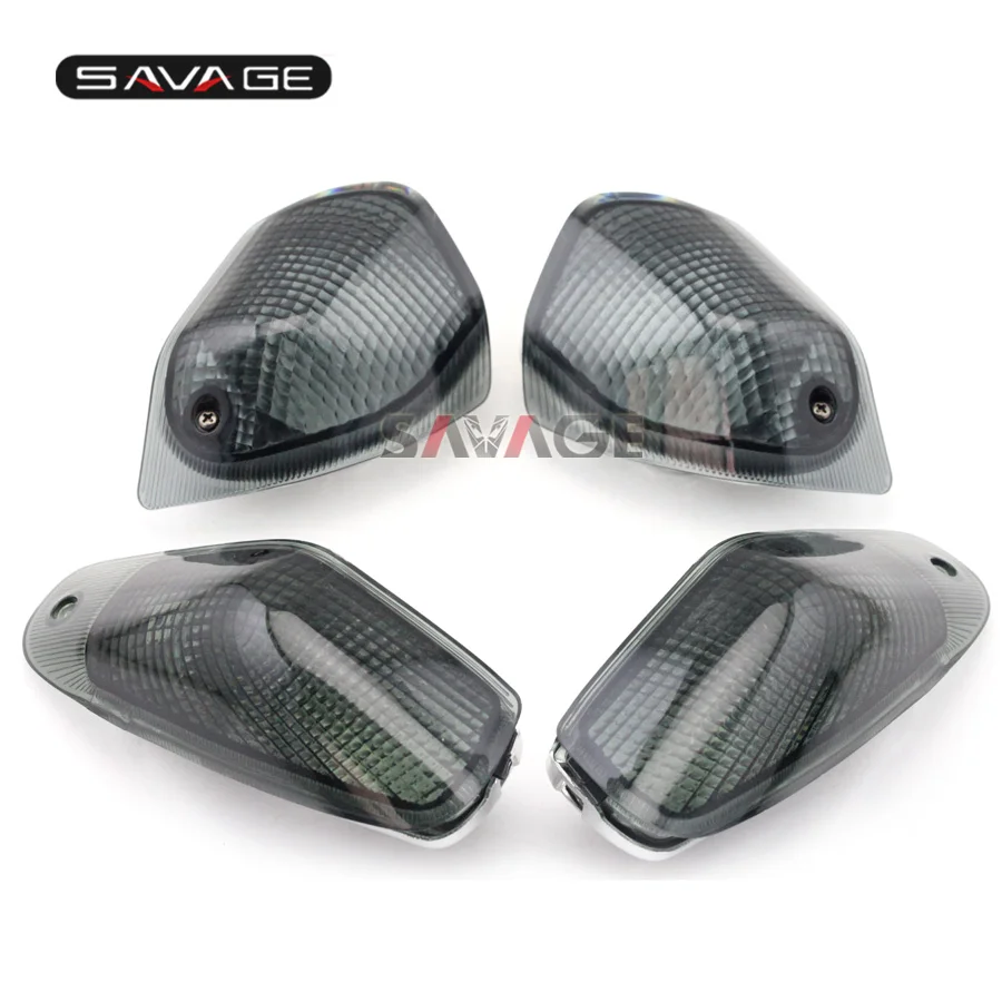 

For KAWASAKI ZZR 400/600 ZZR400 ZZR600 ZX600E 1994- 2004 Motorcycle Accessories Front&Rear Turn Signal Indicator Light Lamp Lens