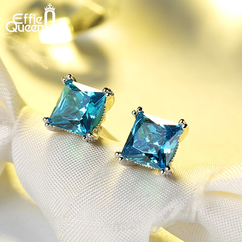 Effie Queen романтические ювелирные изделия 2019 серьги гвоздики для свадьбы