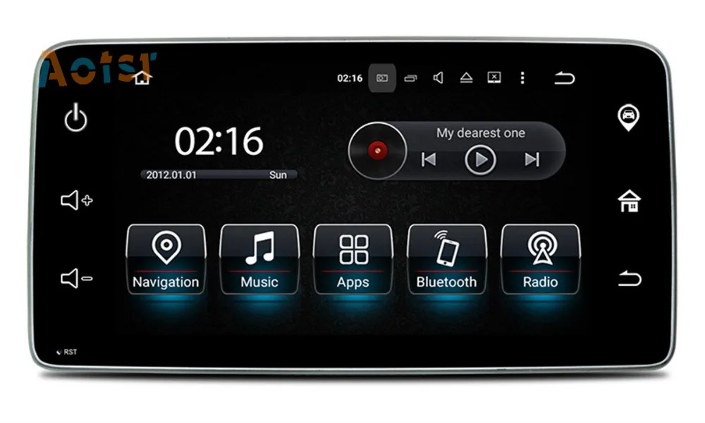 9 Inch 4 Core Android 7.1 Car Radio GPS Navigation Multimedia Stereo For Mercedes Benz Smart 2015 2016 2017 Car NO CD DVD Player