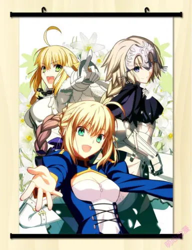 

Home Decor Anime Japanese FATE/ZERO SABER POSTER WALL Scroll new Cute C004