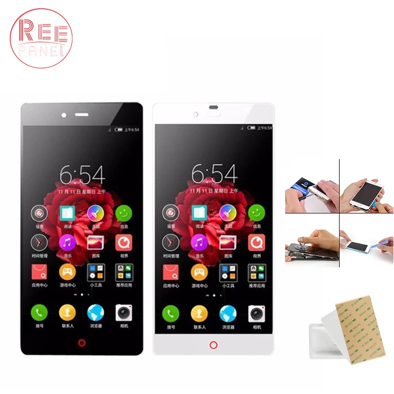Reepanel для zte Nubia Z9 mini nx511j Дисплей Испытано гарантия Нубия мини ЖК-дисплей с