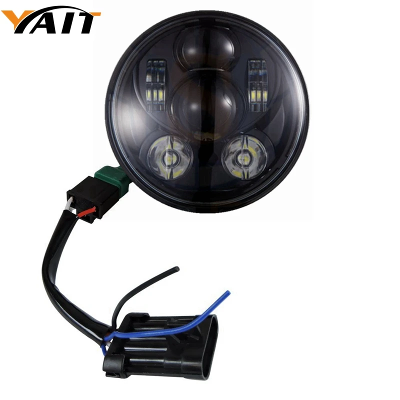 

7 Inch Motorcycle Headlight Headlamp 45W 7' LED Headlight Motorcycle H4 Low/High Beam For Davidson Harley Motorcycle