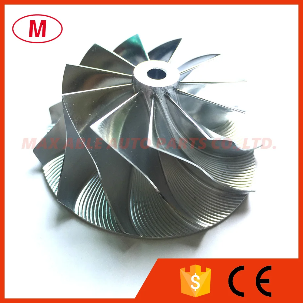 

KP39 5439-970-0045 Upgrade 39.50/52.00mm 11+0 blades High Performance Turbo Billet Compressor wheel/Aluminum 2618/Milling wheel