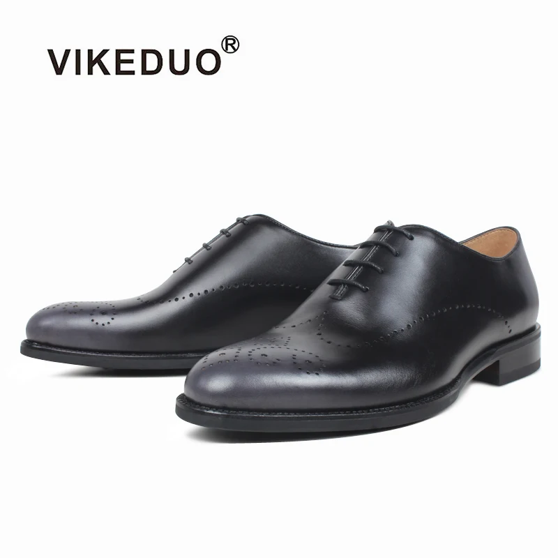 VIKEDUO/мужские туфли-оксфорды из натуральной замши, на шнуровке, на плоской подошве, платье, сделанное на заказ, кожаные туфли, свадебные