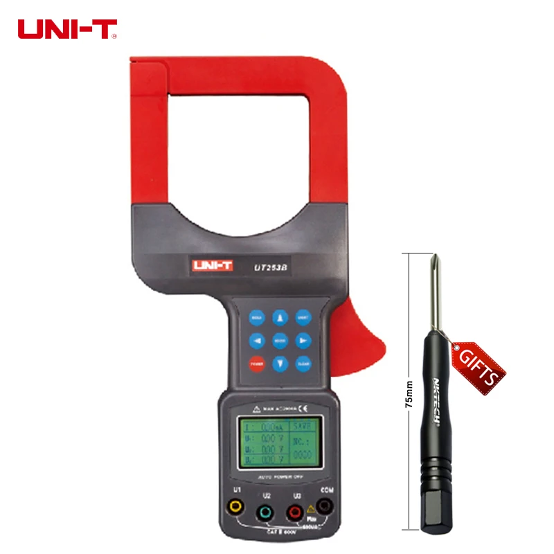 

DHL Free Shipping UNI-T UT253B Portable Digital Large Jaws Leakage Current Clamp Tester