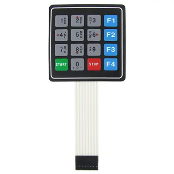 

Universal 4x4 16 Key Matrix Membrane Switch Keypad Keyboard 76x69x0.8mm