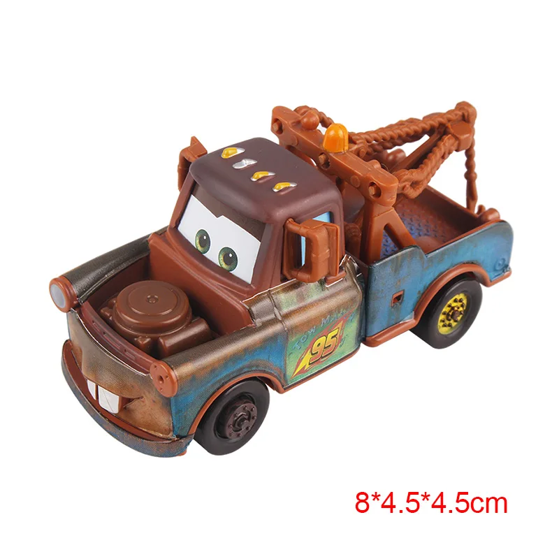 Disney Pixar Cars 2 3 Lightning McQueen Mater Jackson Storm Ramirez 1:55 литая под давлением модель автомобиля из металлического сплава рождественские детские игрушки подарки - Цвет: Mater