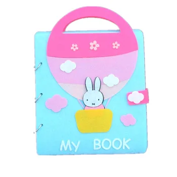

Quiet Books Craft Kits Mom Handmade Sewing Cloth Book Felt Animals Picture Book Early Education Toys My First Book For Baby Gift