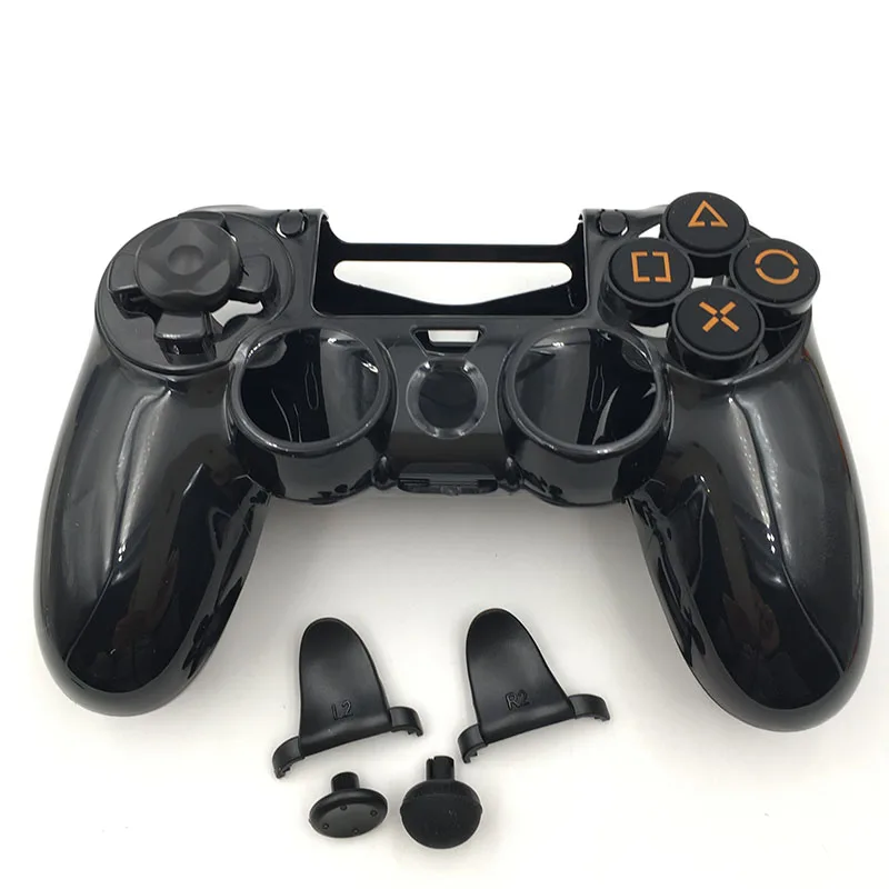 

6PCS Plastic Controller Housing Case Protector With Extended Button for PS4 Protector Grip
