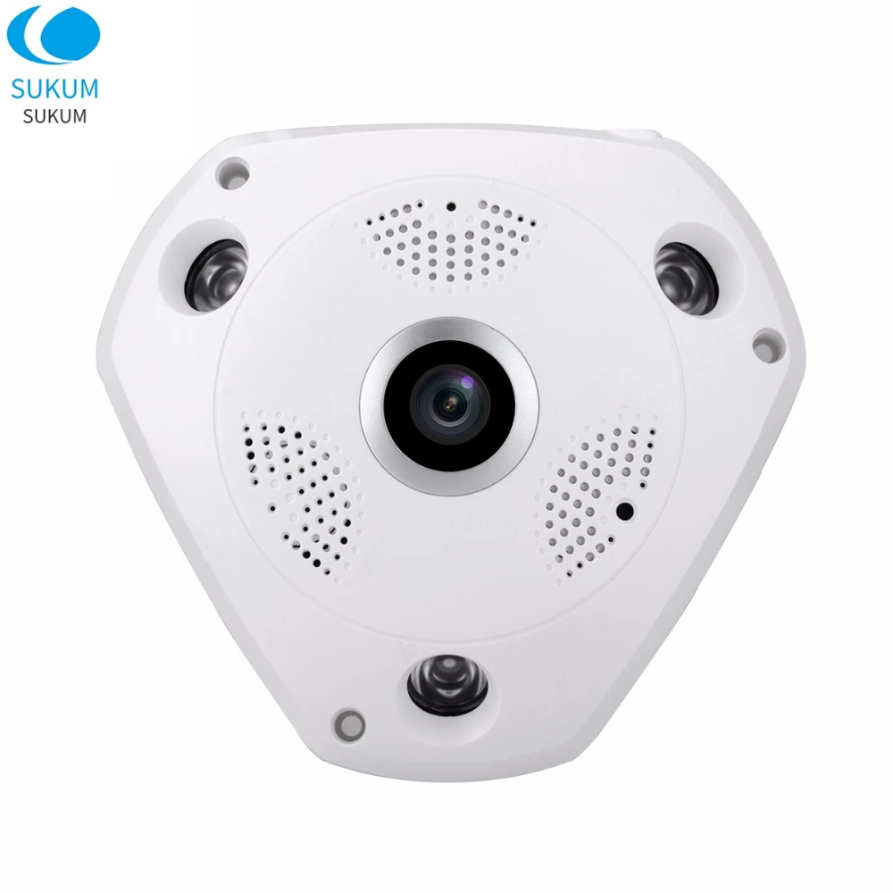 

2MP 4MP Panoramic Fisheye AHD Video Camera 180/360 Degrees OSD Menu Infrared Plastic Dome Indoor Surveillance Camera