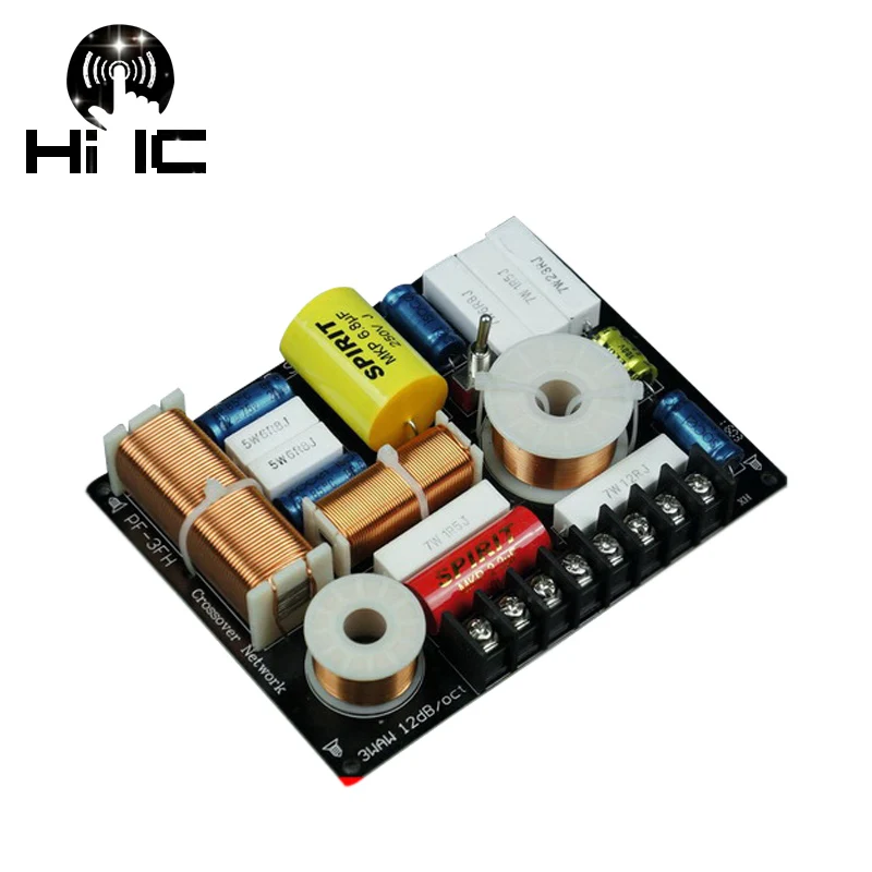 

1/2Pcs HiFi Treble Middle Bass Frequency Divider 137x106mm 3 Way Speaker Audio Crossover Filters 280W 4-8 Ohms 22Hz-22KHz