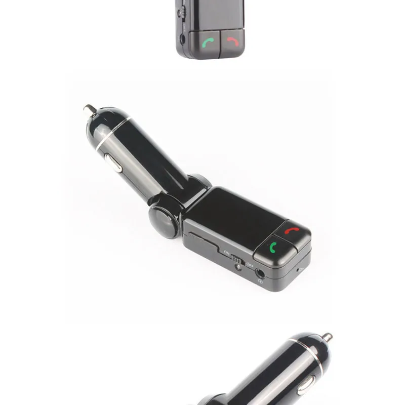 Модный портативный автомобильный mp3 плеер с двумя USB портами Bluetooth беспроводной
