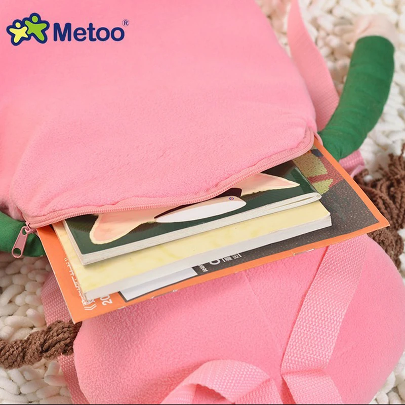 Kawaii плюшевый рюкзак Metoo мягкие милые Мультяшные животные игрушки для девочек детские школьные сумки на плечо маленькие сумки для детского сада