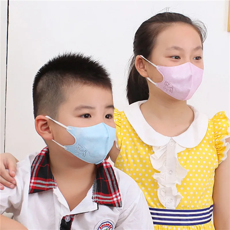 Disposable Children Dust Mask 3D Dust Prevention Medical Mask Anti Fog Anti Cold Influenza