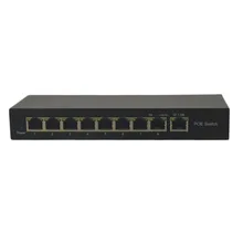 8 Порты и разъёмы 10/100 Mbps PoE коммутатор сетевой коммутатор IEEE 802.3af Ethernet сетевой коммутатор для ip-камер Wi-Fi AP voip