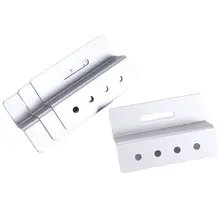ZB 03 Silver Tone Solar Panel Mounting Z Bracket Set for Yacht Solar Panel