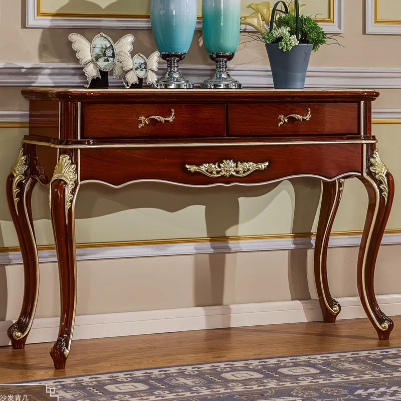 Новый Классический консольный стол в европейском стиле с зеркалом|table with mirror|table