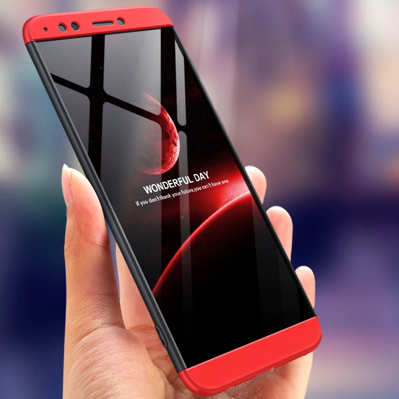 Защитный чехол GKK для Huawei Honor 7C 7A Pro 7X поликарбонат матовый 3 в 1 | Мобильные телефоны